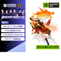 机械革命(MECHREVO)翼龙15Pro 15.3英寸99Wh长续航轻薄游戏笔记本电脑 AI7 H-350 32G 1T RTX5060 2.5K 240H 白