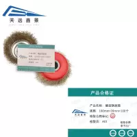 天远鑫景碗型钢丝轮100mm*16mm*100个 箱