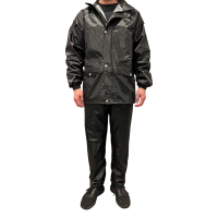 安优森 ANYU-001 牛津布 均码 雨衣 (计价单位:件) 黑色