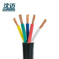 沈迈 铜芯软电线 ZC-VVR-0.6/1kV-5*16平方 1米