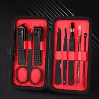 8件套装便携指甲剪挖耳勺套装指甲包修脚刀具工具包手指甲钳7163