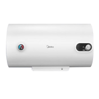 美的(Midea)电热水器超薄玲珑双胆扁桶60升扁桶3300W变频镁棒免换水电分离一级能效F6033-UDmini