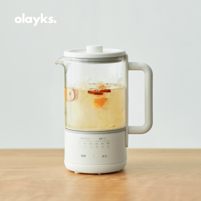 olayks立时迷你 养生杯 电炖杯 炖煮壶一体小型全自动恒温壶办公室烧水壶