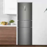 海尔(Haier)253升 三门冰箱 变频无霜一级能效 租房家用干湿分储小冰箱 BCD-253WDPDU1