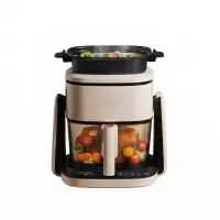 苏宁自营容声空气炸锅电烤箱2025新款多功能烧烤微波炉一体机2072