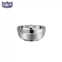 冠裕禾 304不锈钢双层碗 14cm 个