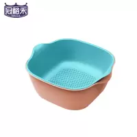 冠裕禾 沥水篮洗菜盆 长22.5cm*宽22.5cm*高10cm 个