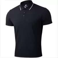 特步短袖POLO衫(中性)977229028008C