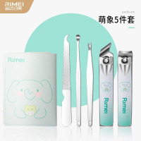 金达日美指甲剪4件套指甲刀指甲钳套装磨甲锉挖耳勺女生用X8169