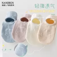 袜子女夏季薄款棉感防滑不掉跟浅口隐形短袜2025新款小熊潮船袜