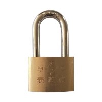 圣一智控 SY50mm-40mm 镀锌锁梁铜十字锁(计价单位:个)黄色