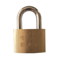 圣一智控 SY50mm-22mm 镀锌锁梁铜原子锁(计价单位:个)黄色