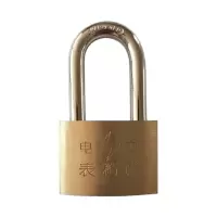 圣一智控 SY50mm-40mm 镀锌锁梁铜原子锁(计价单位:个)黄色