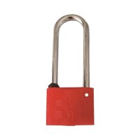 圣一智控 SY35mm-60mm 镀锌锁梁塑钢梅花锁(计价单位:个)红色
