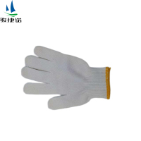 骏捷诺黄色点胶线手套点珠款/双