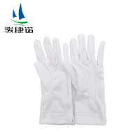骏捷诺白色礼仪手套单面/双