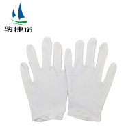 骏捷诺白色纯棉礼仪手套加厚/双