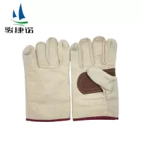 骏捷诺半皮手套棕色/双