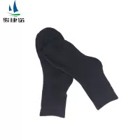 骏捷诺毛圈防寒袜子黑色加厚 均码/双