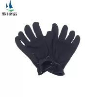 骏捷诺黑色绒手套均码/双