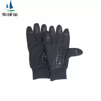 骏捷诺保暖骑行手套薄绒款黑色 均码/双