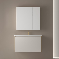 [恒洁HEGII]BC6189浴室柜陶瓷一体盆镜背超强收纳