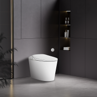 [恒洁HEGII]0压静音冲水随心贴自动轻智能马桶HQ630-JS