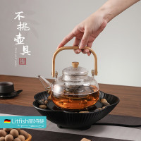 丽特斐 电陶炉围炉煮茶器套装 GM-3101 福满壶800ml+吉米炉