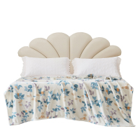 梦洁家纺 亲肤牛奶绒毯 : 杏花春雨 180*200cm