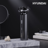 HYUNDAI 三头磁吸刀头 全身水洗剃须刀 YS810
