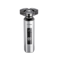 HYUNDAI 全金属 三头数显剃须刀 YS809 灰色