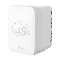 美的（Midea）车载冰箱3L车家两用学生宿舍办公室储奶饮料冷藏加热小型电子冰箱 DC-8D01MF