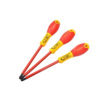 史丹利（STANLEY） 双色柄十字绝缘螺丝批PH0x75mm 65-414-14 单位：个