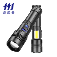 虎鲸安 HJ-XHP70 强光手电筒+OCB红白光侧灯 尺寸：166*42*26mm 单 位：支