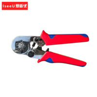 爱新优 管型端子压线压接钳 HSC8-10S 四边形 把