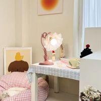 玖纹豹花朵台灯