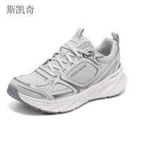 斯凯奇 女鞋透气休闲鞋 150475/GRY5.5 双