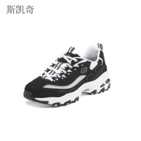 斯凯奇 黑白熊猫鞋女款 896121-BKW/双