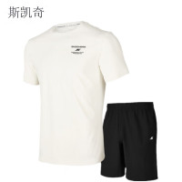斯凯奇 男速干运动套装 P224M076-0074L 套