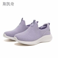 斯凯奇 女网面透气软底鞋 117572/LAV-6 双
