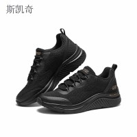 斯凯奇 女新款网面健步鞋 117561/BBK-10 双