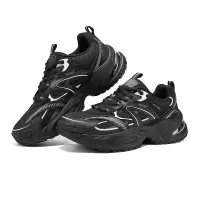 斯凯奇 男黑色休闲运动鞋 183199/BBK-7 双