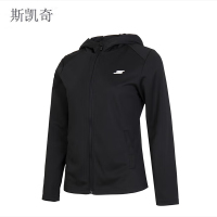 斯凯奇 女秋梭织连帽外套 P224W163-03K8L 件