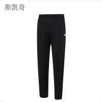 斯凯奇 秋冬黑色针织男裤 P224M125-03K8L 条