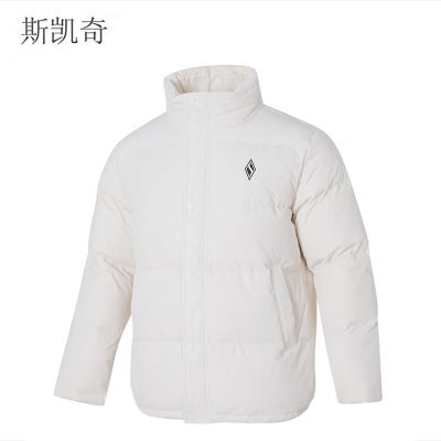 斯凯奇 白色男款羽绒服 L423M176-00PSL 件