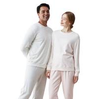 小护士 亲肤棉条纹家居服套装 JJT165/JJT166