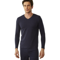 小护士 男士弹力棉V领内衣套装 MAT019