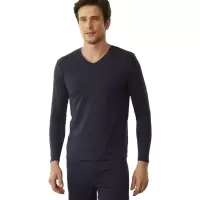 小护士 男士弹力棉V领内衣套装 MAT019