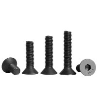 海斯迪克HKsq-565 10.9级平头内六角螺栓 DIN7991沉头内六角螺钉 M8*45(100个)