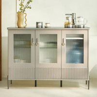 1号客厅新款语音茶吧机餐边柜 家用实木饮水机智能一体柜子D13-3L